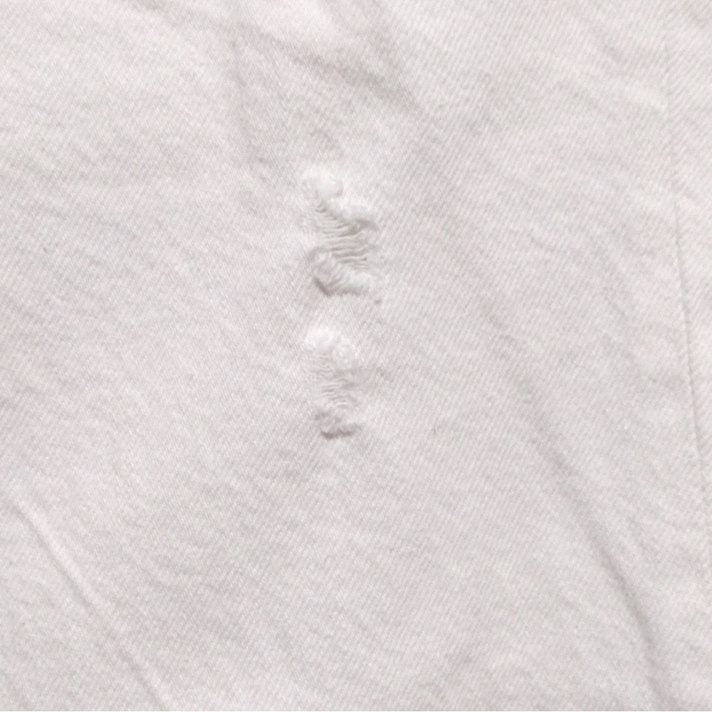 Pilcro and the Letterpress White Fringe Hem Jeans - Picture 6 of 10